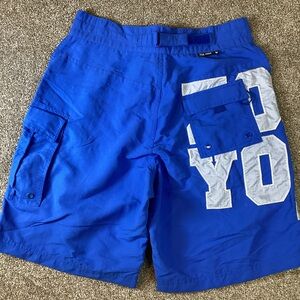 Zoo York Mens Vibrant Blue Big Spell Out Swim Shorts 34